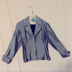 One shiny, fancy-ass blouse!